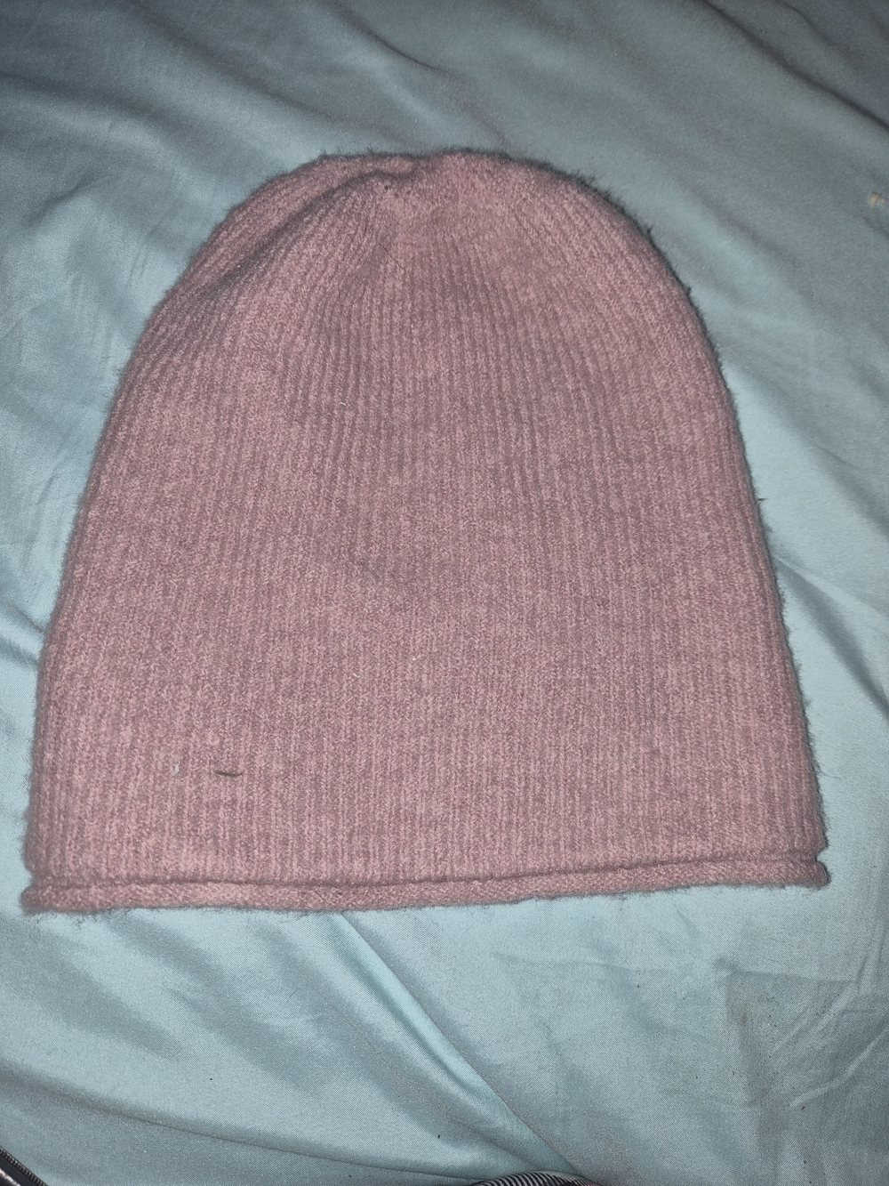 Madewell Blush Ribbed Knit Beanie
